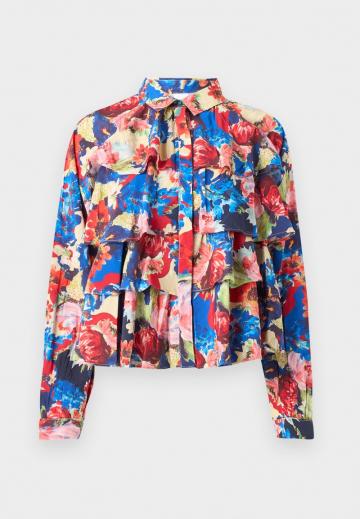 Атласная блузка