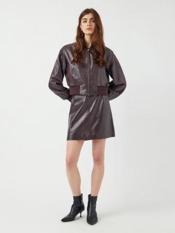 Кожаная юбка