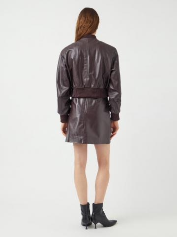 Кожаная юбка