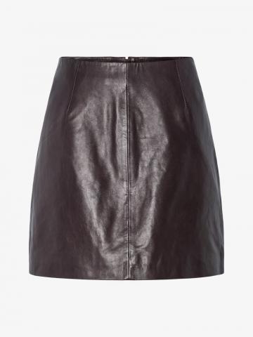 Кожаная юбка