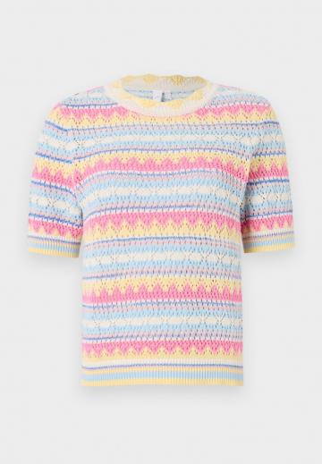 Пуловер с коротким рукавом