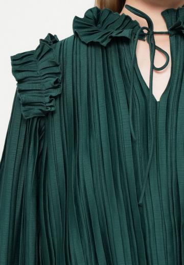 Атласная блузка