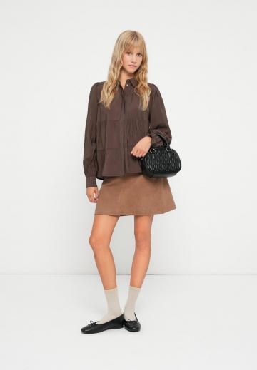 Кожаная юбка