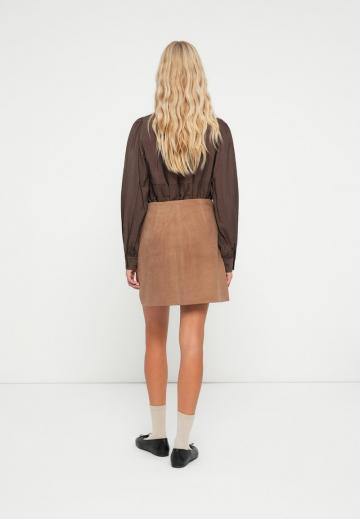 Кожаная юбка