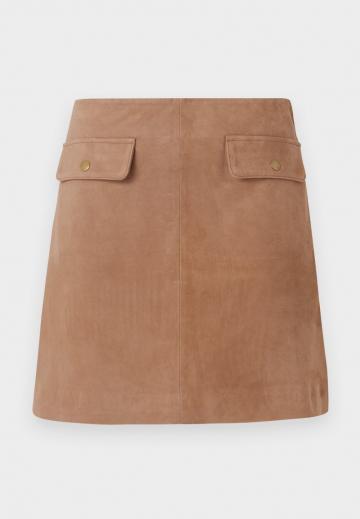 Кожаная юбка