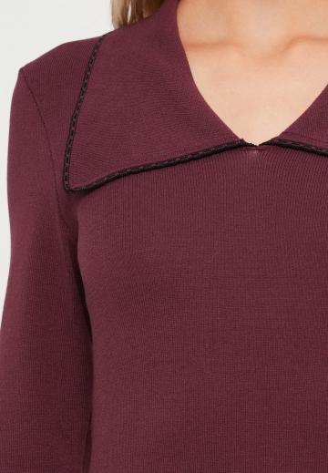 Вязаное платье