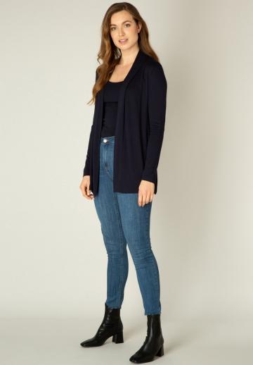 Длинный жилет