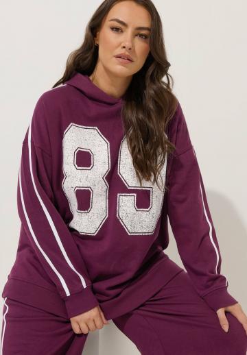 Пуловер с капюшоном