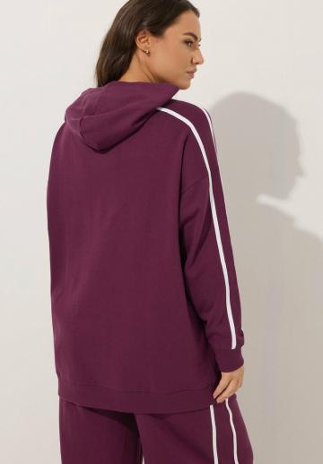 Пуловер с капюшоном