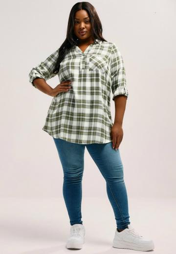 Длинная блузка