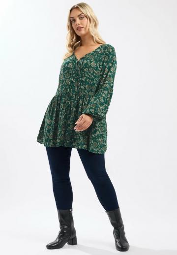 Длинная блузка