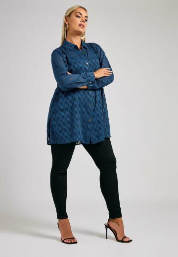 Длинная блузка