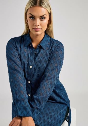 Длинная блузка