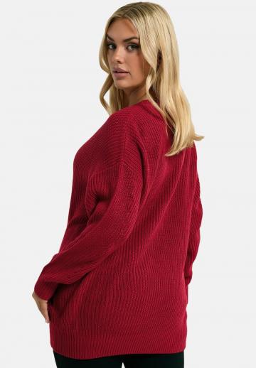 Длинный пуловер