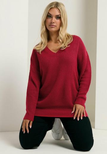 Длинный пуловер