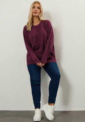 Длинный пуловер