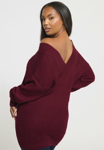 Длинный пуловер