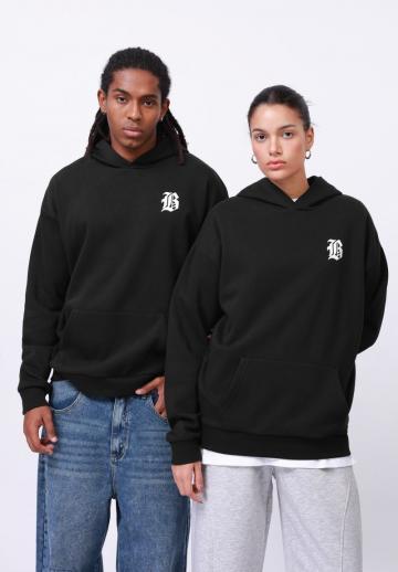 Пуловер с капюшоном