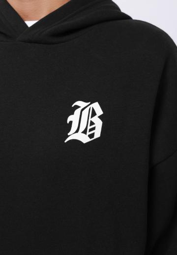 Пуловер с капюшоном