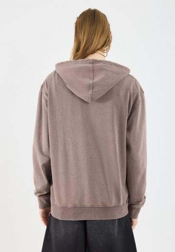 Пуловер с капюшоном