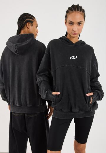 Пуловер с капюшоном