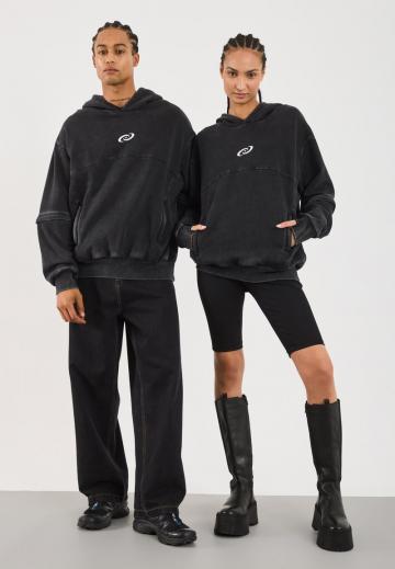 Пуловер с капюшоном