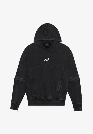 Пуловер с капюшоном