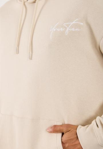 Пуловер с капюшоном