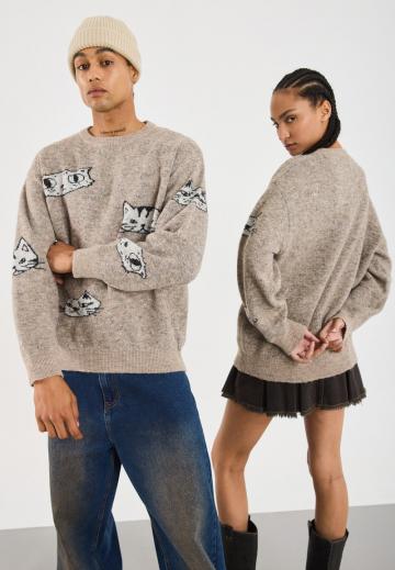 Длинный пуловер