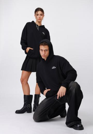 Пуловер с капюшоном