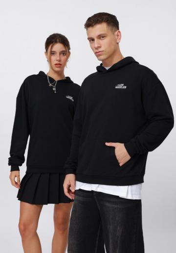 Пуловер с капюшоном