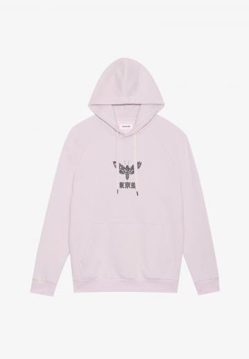 Пуловер с капюшоном