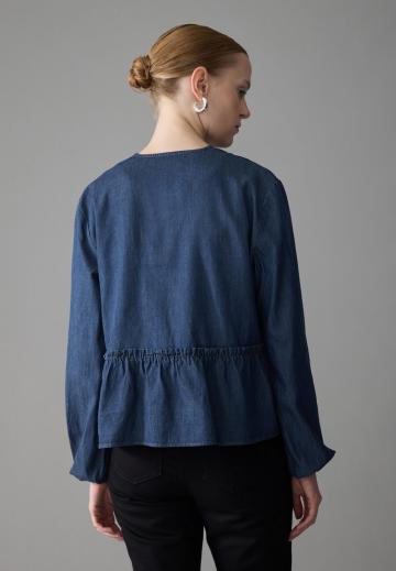 Джинсовая блузка