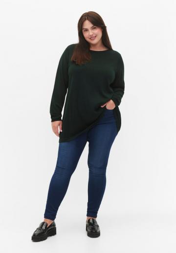 Длинный пуловер