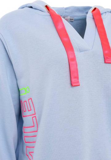 Пуловер с капюшоном