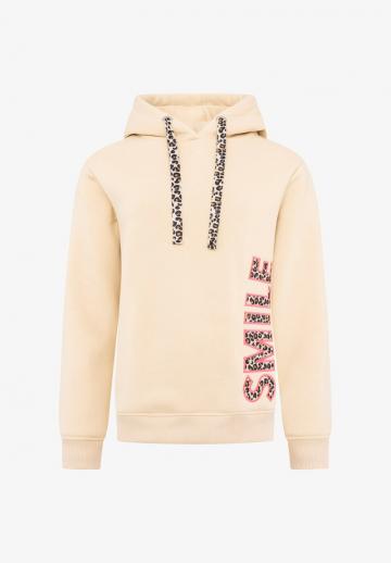 Пуловер с капюшоном