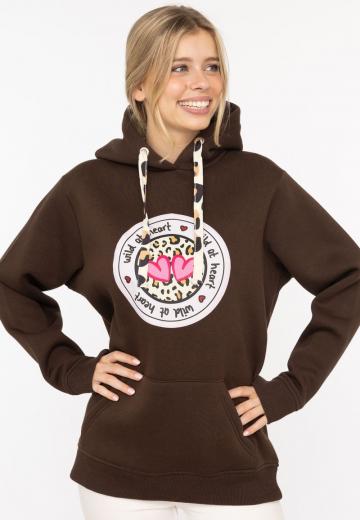 Пуловер с капюшоном