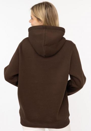 Пуловер с капюшоном