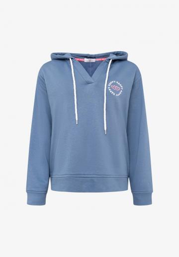 Пуловер с капюшоном