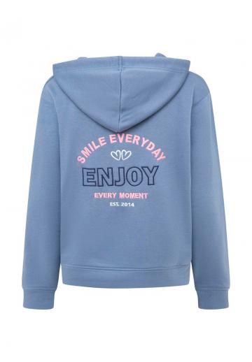 Пуловер с капюшоном