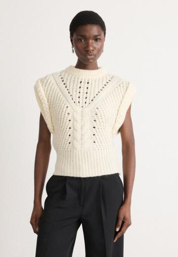 Пуловер без рукавов