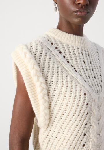 Пуловер без рукавов