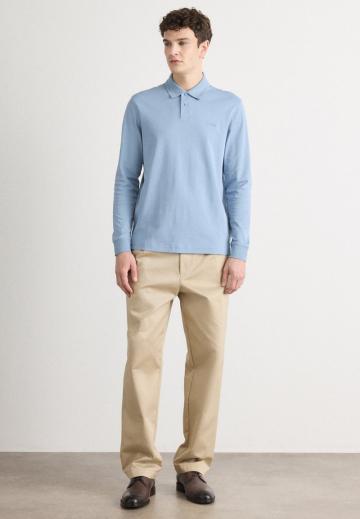 Поло с длинным рукавом