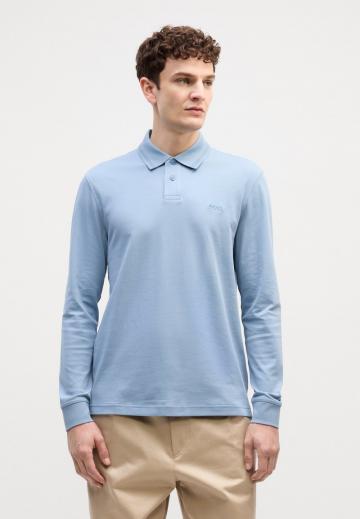 Поло с длинным рукавом