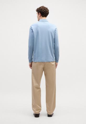 Поло с длинным рукавом