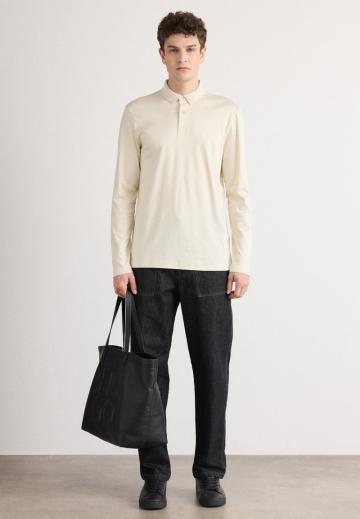 Поло с длинным рукавом