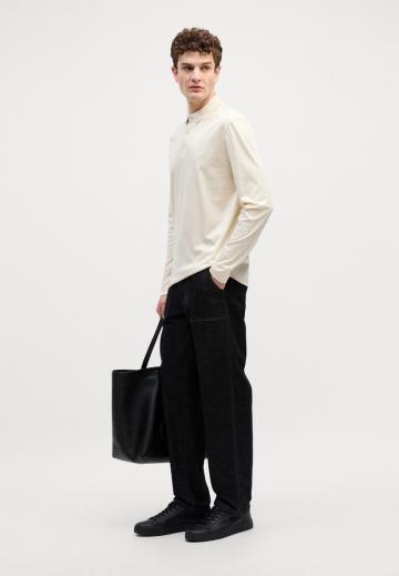 Поло с длинным рукавом