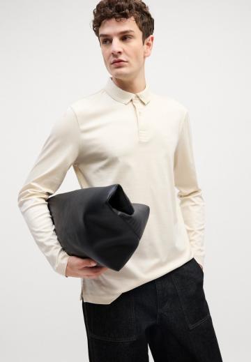 Поло с длинным рукавом