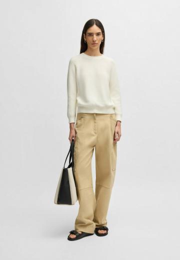 Пуловер с рукавом три четверти