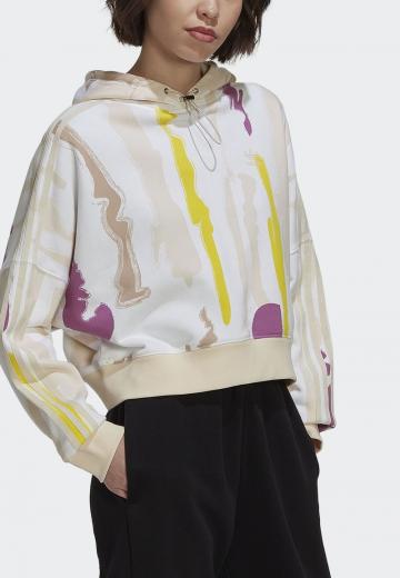 Пуловер с капюшоном